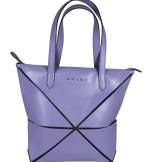 Женская сумка Cross Origami AC751301-8 кожа наппа гладкая+ткань, цвет фиолетовый, 31х26,3х10см